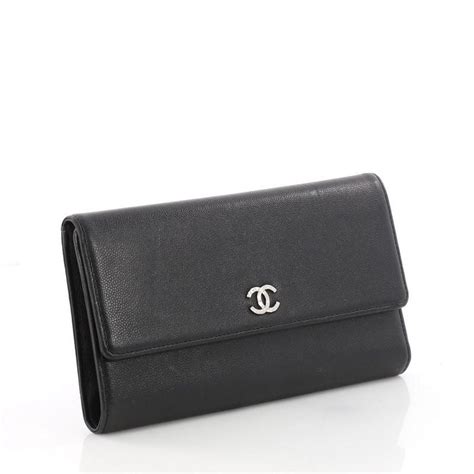 chanel tri fold wallet|Chanel small zipper wallet.